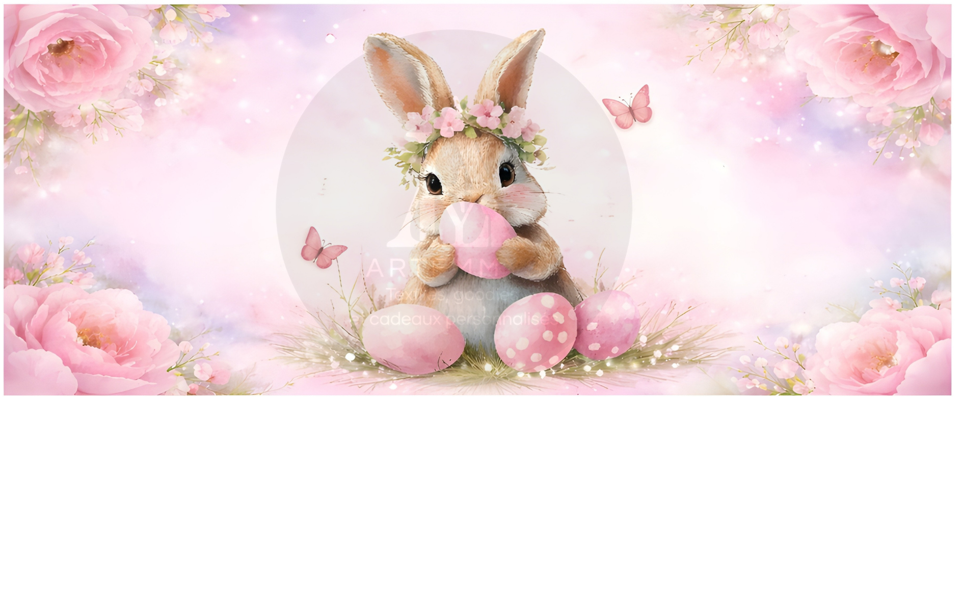 🐰 Kit de Pâques – Mug Lapin & Douces Surprises Personnalisées