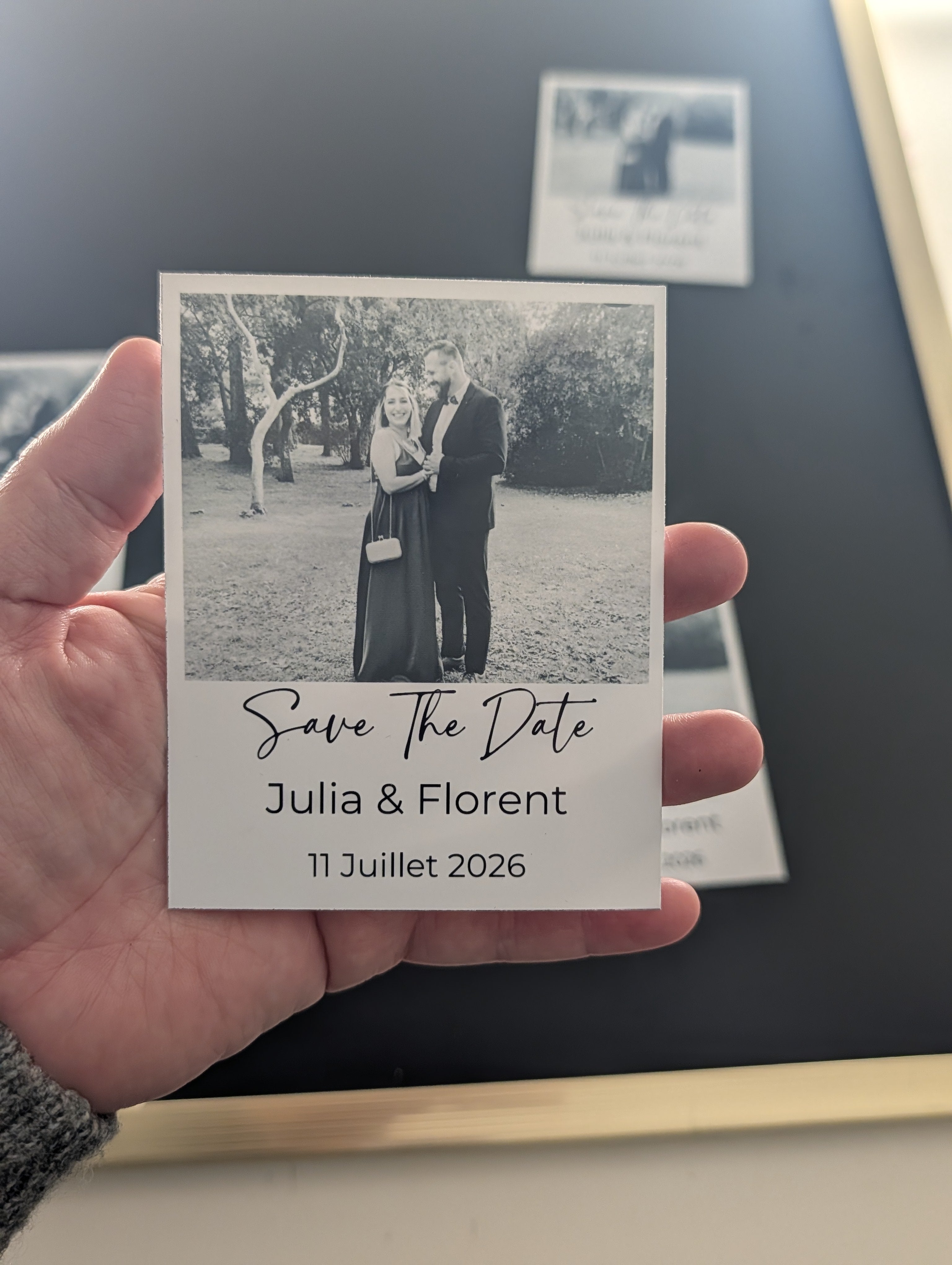 Magnets Save the Date 8x10 cm – L’annonce qui reste dans les mémoires