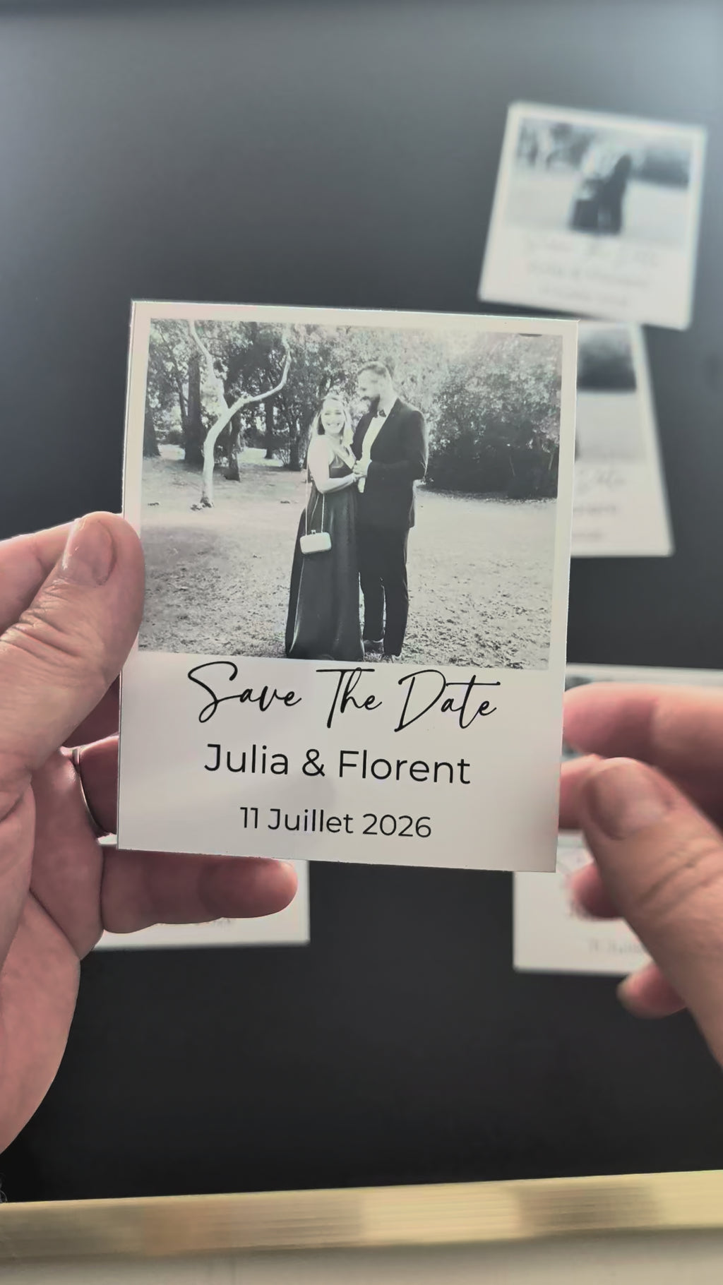 Magnets Save the Date 8x10 cm – L’annonce qui reste dans les mémoires