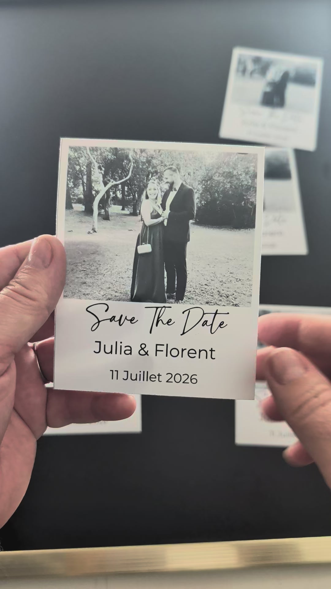 Magnets Save the Date 8x10 cm – L’annonce qui reste dans les mémoires